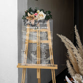 Clear Acrylic Wedding Seating Chart-RR